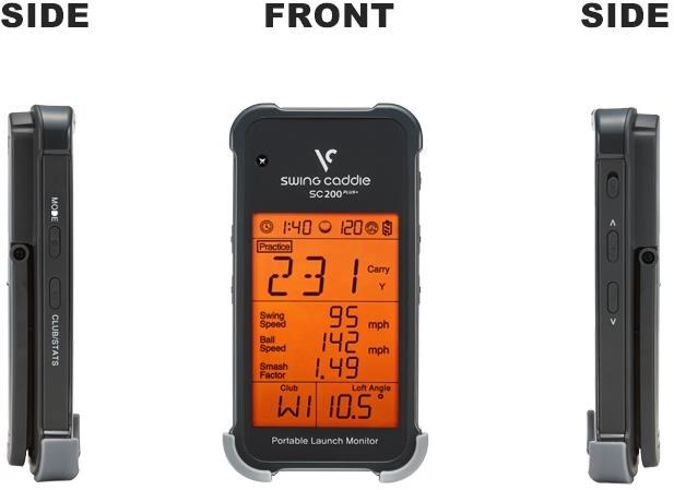 Voice Caddie Swing Caddie Launch Monitor SC200+ czarny
