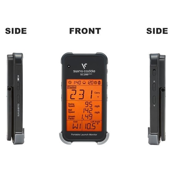 Voice Caddie Swing Caddie Launch Monitor SC200+ czarny