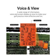 Voice Caddie Swing Caddie Launch Monitor SC200+ czarny