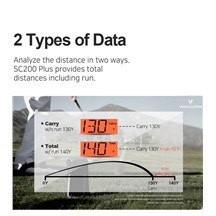 Voice Caddie Swing Caddie Launch Monitor SC200+ czarny
