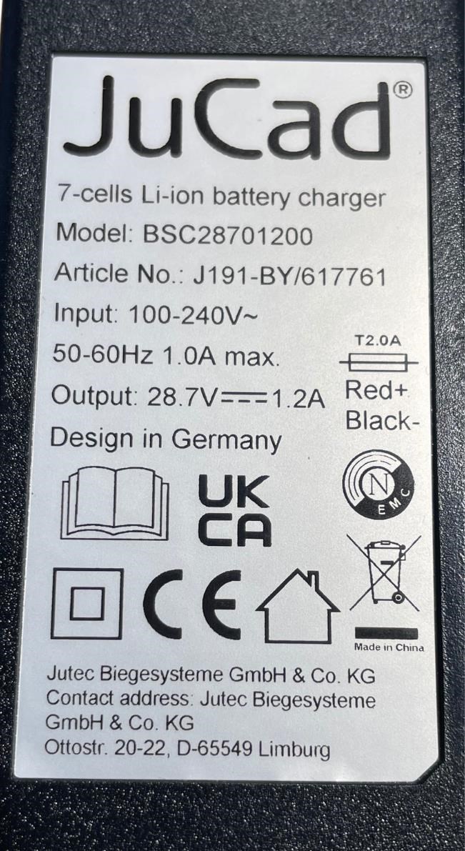 JuCad ładowarka Powerpack , Magnetic plug