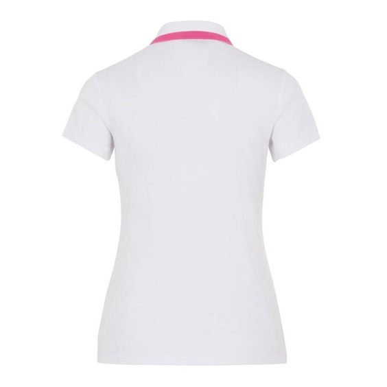 J.Lindeberg Alve Cotton damskie polo, białe