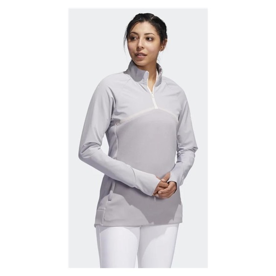 Adidas Hybrid Quarter-Zip bluza damska, glory grey