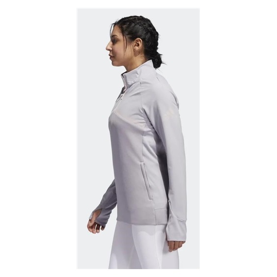 Adidas Hybrid Quarter-Zip bluza damska, glory grey