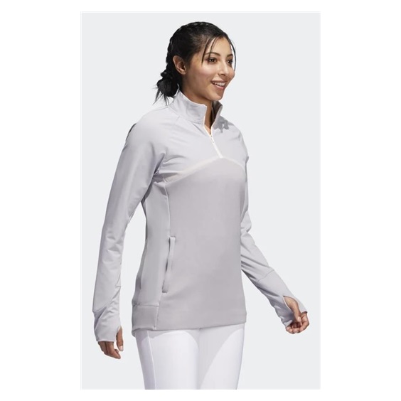 Adidas Hybrid Quarter-Zip bluza damska, glory grey