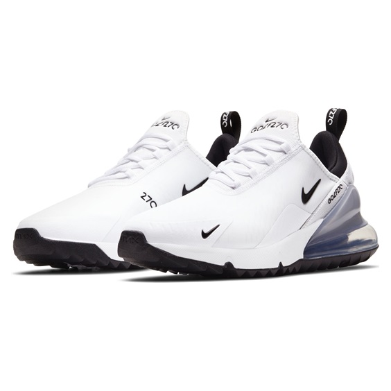 Nike Air Max 270 G unisex buty golfowe, biało/czarne