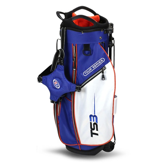 U.S. Kids Golf TS3-51 (130 cm) v15 10-Club golfowy zestaw juniorski, niebiesko/biało/pomarańczowy