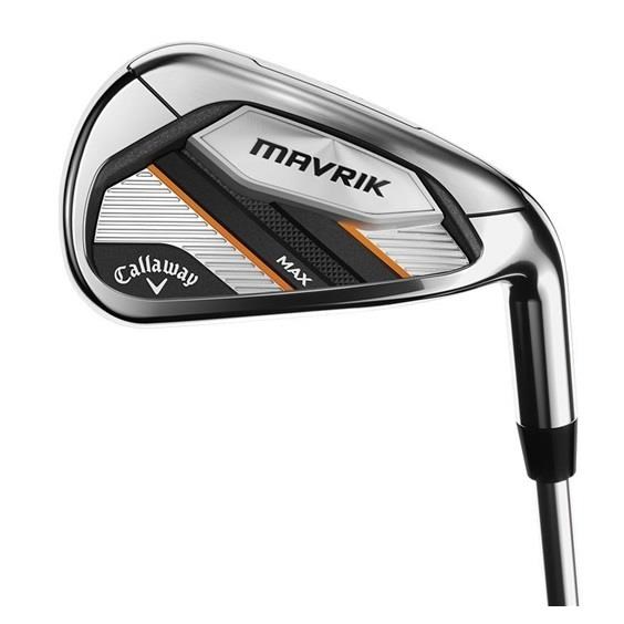 Callaway Mavrik Max imęskie przedłużone irony, stal, RH, 5-PW, Reg