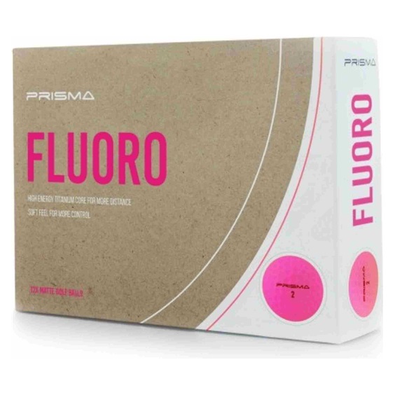 Masters Prisma Fluoro piłki golfowe, różowe