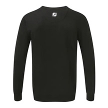 FootJoy Wool Blend V-Neck męski sweter, czarny