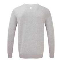 FootJoy Wool Blend V-Neck męski sweter, szary