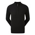 FootJoy Wool Blend 1/2 Zip męski sweter, czarny