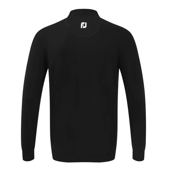 FootJoy Wool Blend 1/2 Zip męski sweter, czarny