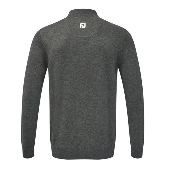 FootJoy Wool Blend 1/2 Zip męski sweter, szary