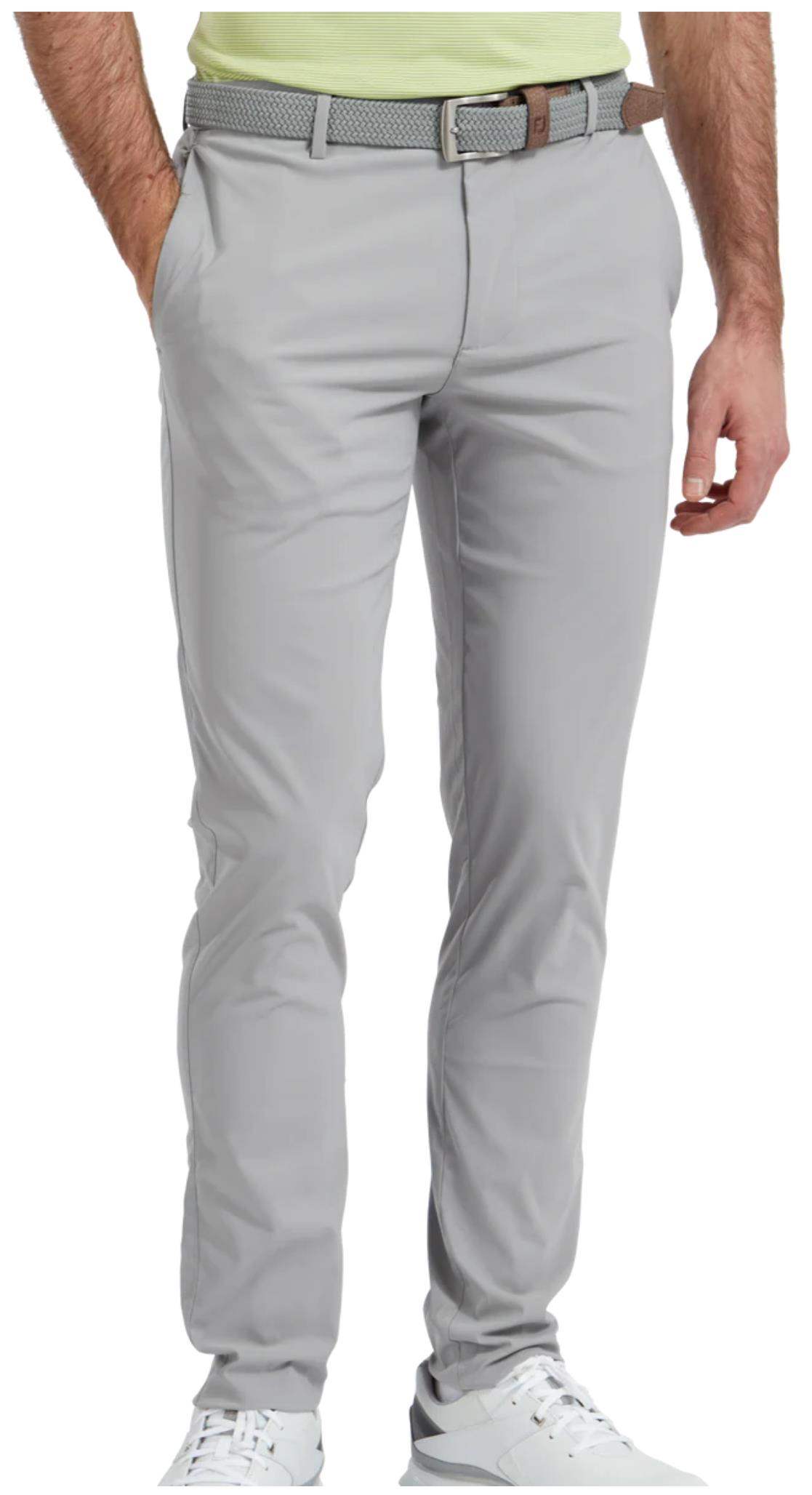 FootJoy Performance Tapered Slim Fit spodnie męskie, szare