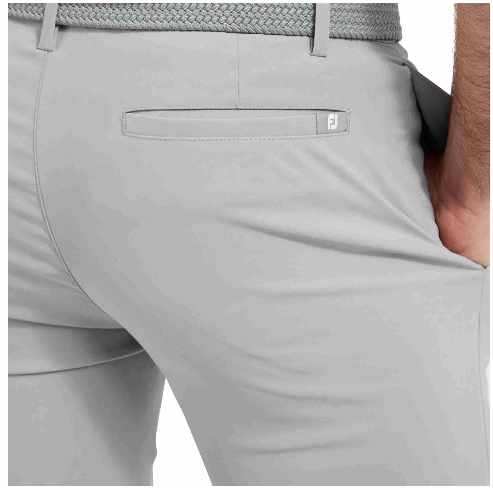 FootJoy Performance Tapered Slim Fit spodnie męskie, szare