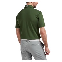 FootJoy Stretch Pique Solid Athletic Fit męskie polo, oliwkowe