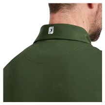 FootJoy Stretch Pique Solid Athletic Fit męskie polo, oliwkowe