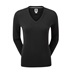 FootJoy Wool Blend V-Neck damski sweter, czarny