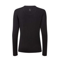 FootJoy Wool Blend V-Neck damski sweter, czarny