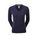 FootJoy Wool Blend V-Neck damski sweter, granatowy