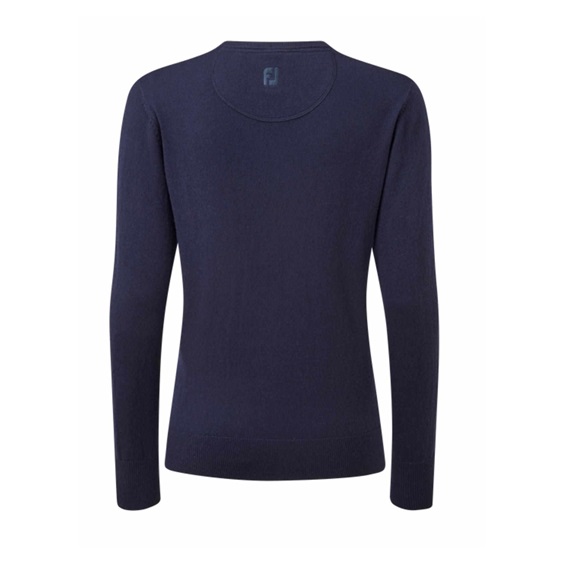 FootJoy Wool Blend V-Neck damski sweter, granatowy