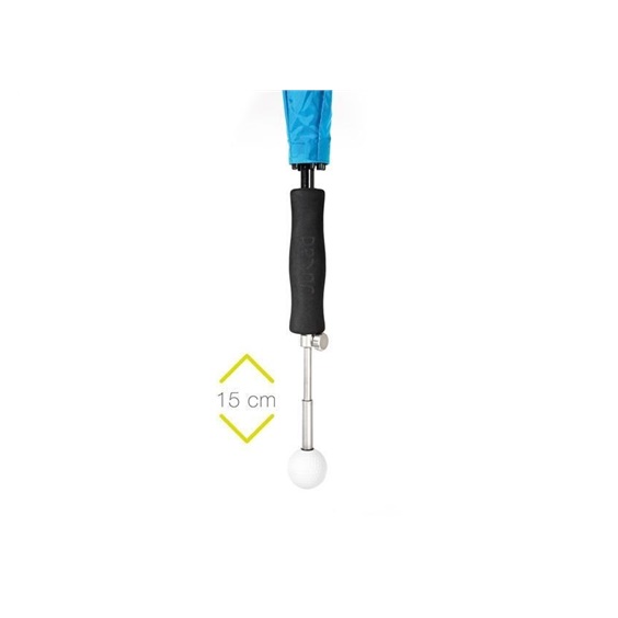 JuCad Teleskopowy parasol golfowy 68" z pinezką, moro/szary