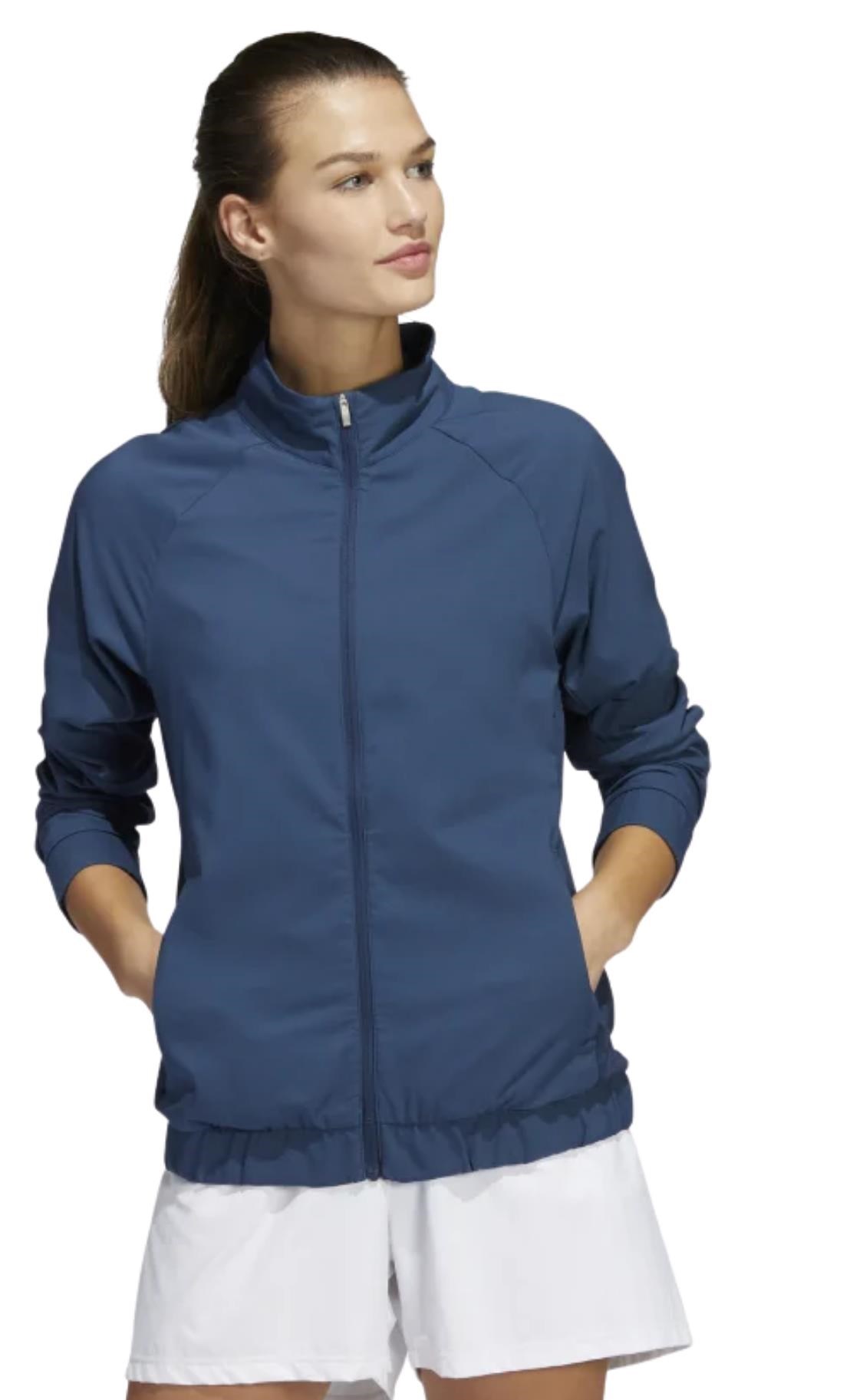 Adidas Essentials Full Zip damska kurtka, granatowa