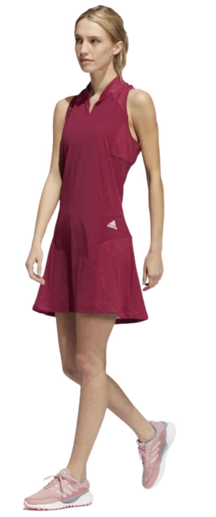 Adidas Sport Heat.Rdy sukienka golfowa, czerwona