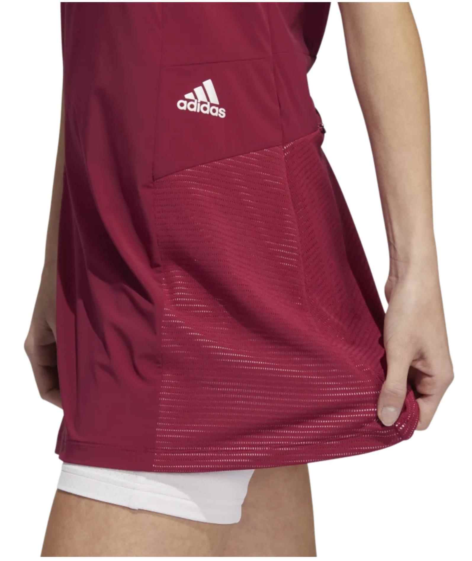Adidas Sport Heat.Rdy sukienka golfowa, czerwona