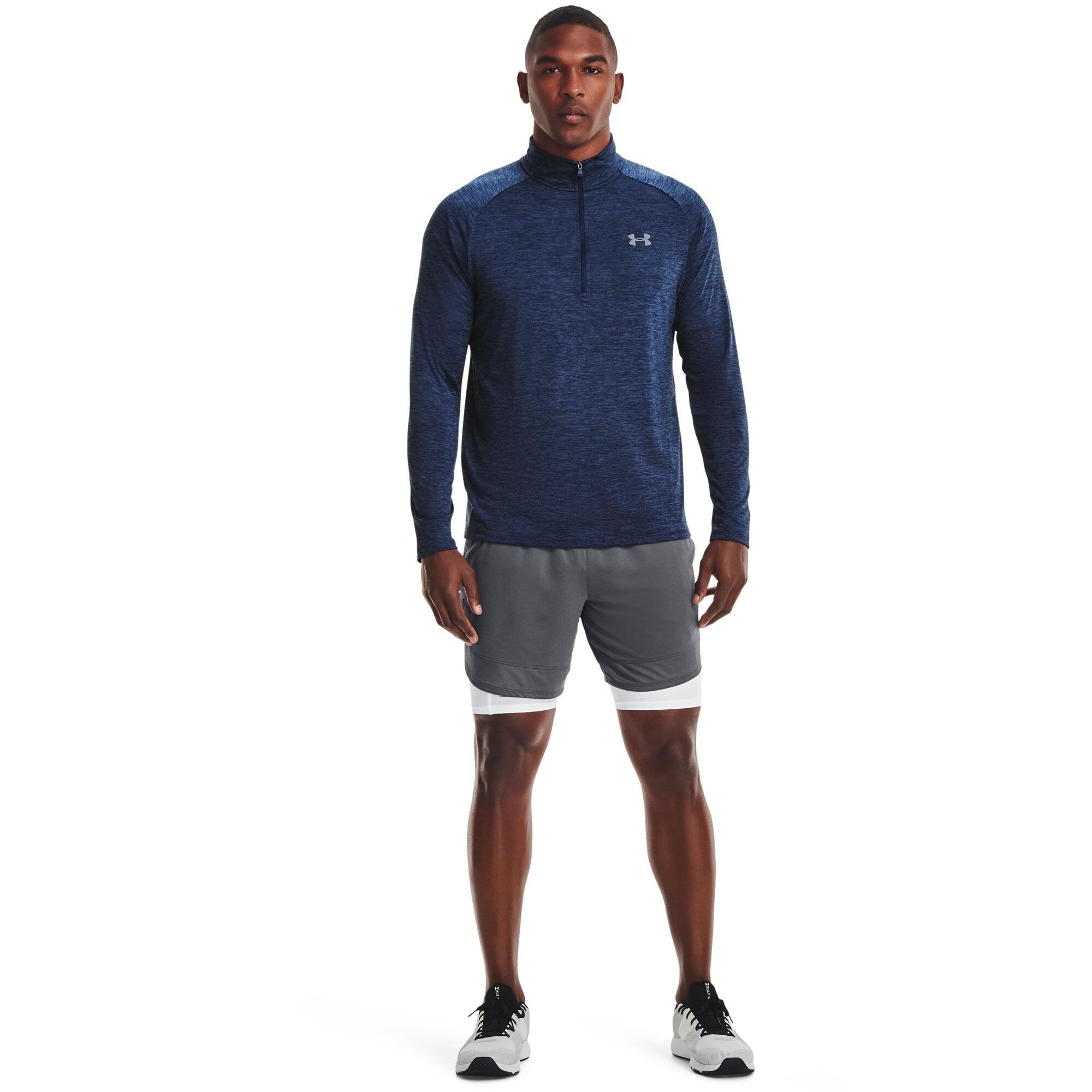 Under Armour Tech 2.0 1/2 Zip męskie polo, granatowe