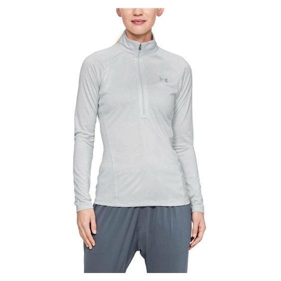 Under Armour New Tech 1/2 Zip Twist damska bluza, szara