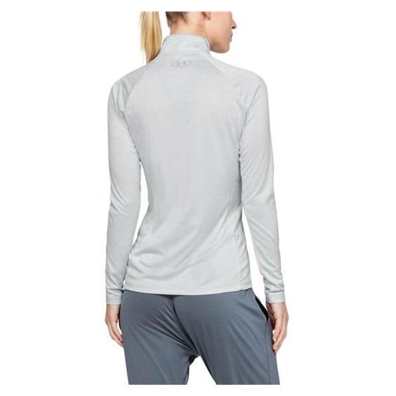 Under Armour New Tech 1/2 Zip Twist damska bluza, szara