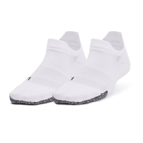 Under Armour Breathe 2 No Show Tab damskie skarpetki, białe, 2 pary