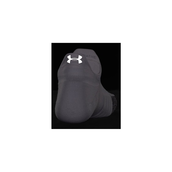 Under Armour Breathe 2 No Show Tab damskie skarpetki, białe, 2 pary