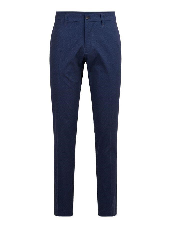 J.Lindeberg Tim spodnie męskie, navy blazer bridge monogram