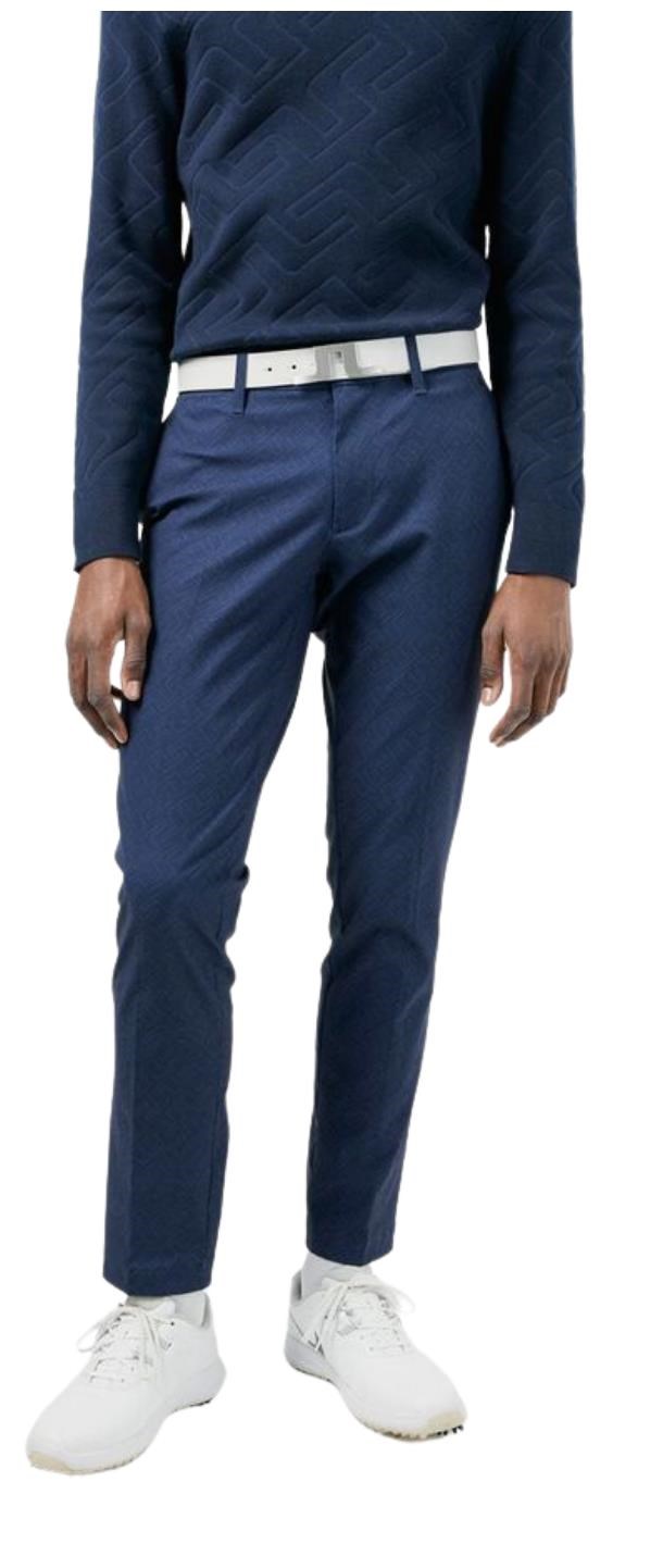 J.Lindeberg Tim spodnie męskie, navy blazer bridge monogram