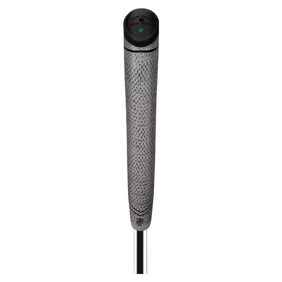 Golf Pride Pro Only Cord putter grip, Green Star 88cc - grey