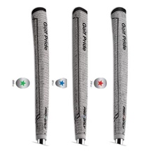 Golf Pride Pro Only Cord putter grip, Green Star 88cc - grey