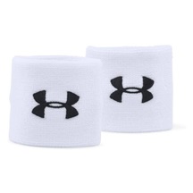 Under Armour Performance Wristbands, białe