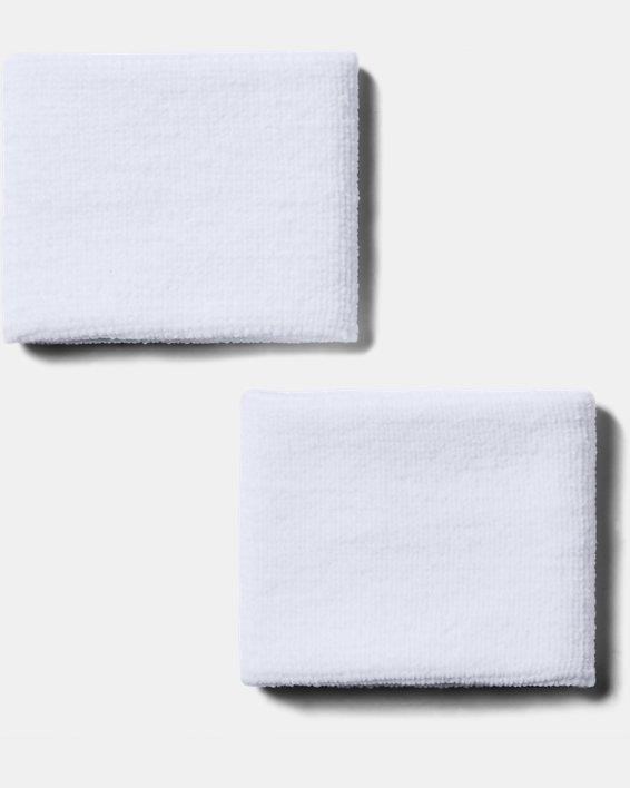 Under Armour Performance Wristbands, białe