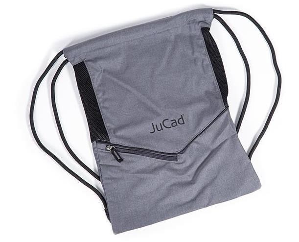 JuCad drawstring sports bag, szary