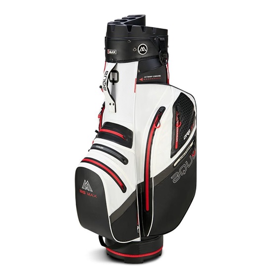 Big Max Aqua Silencio 4 Organizer cart bag, biało/czarno/czerwony