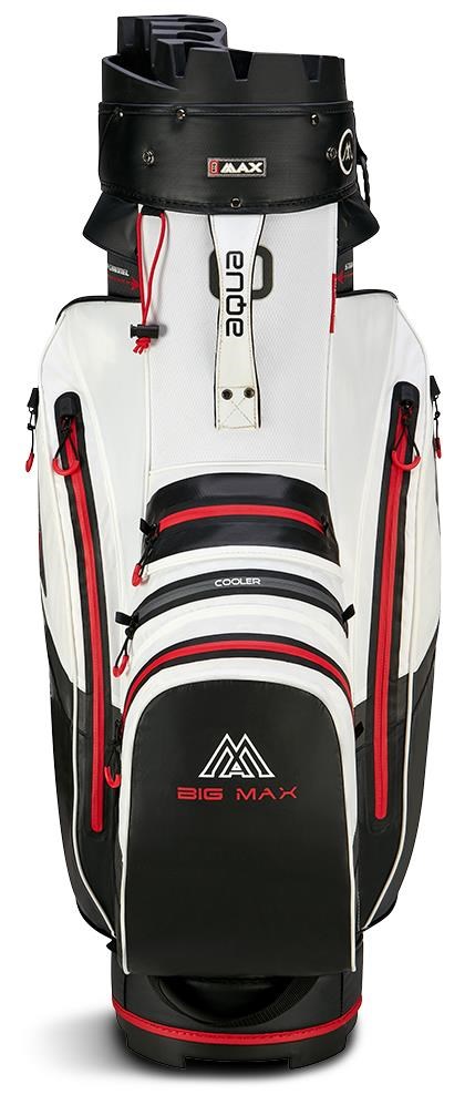 Big Max Aqua Silencio 4 Organizer cart bag, biało/czarno/czerwony