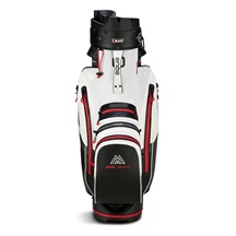 Big Max Aqua Silencio 4 Organizer cart bag, biało/czarno/czerwony