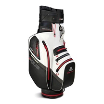 Big Max Aqua Silencio 4 Organizer cart bag, biało/czarno/czerwony