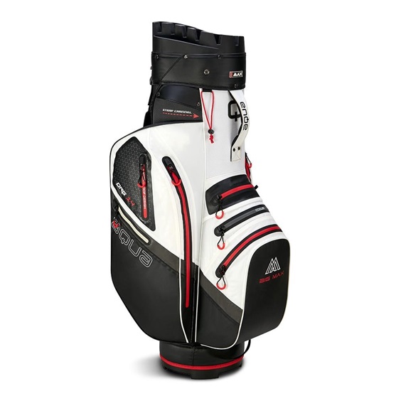 Big Max Aqua Silencio 4 Organizer cart bag, biało/czarno/czerwony