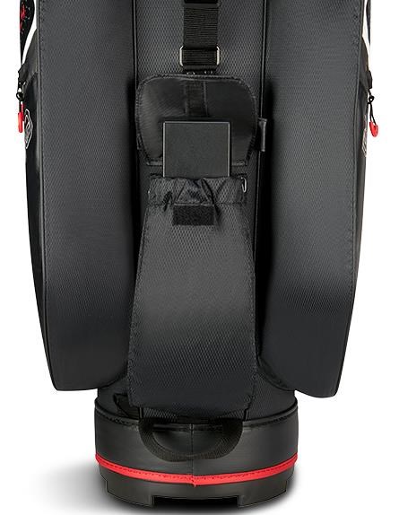 Big Max Aqua Silencio 4 Organizer cart bag, biało/czarno/czerwony
