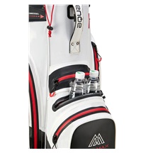 Big Max Aqua Silencio 4 Organizer cart bag, biało/czarno/czerwony