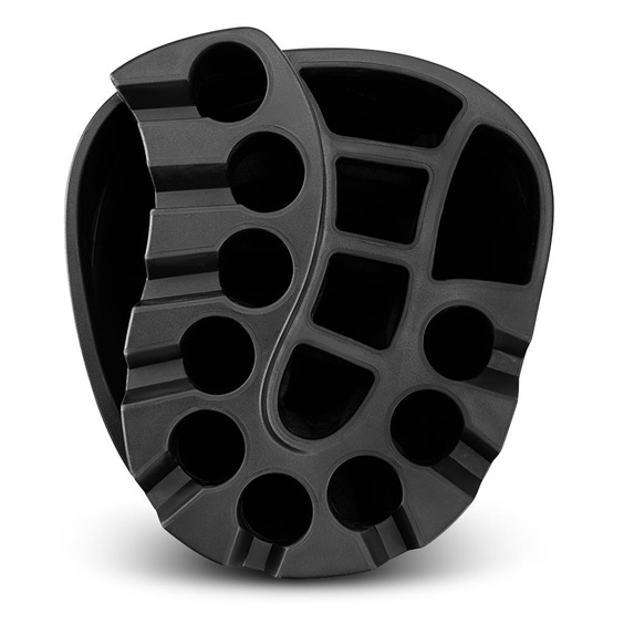 Big Max Aqua Silencio 4 Organizer cart bag, biało/czarno/czerwony